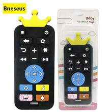 Bneseus 1 buah Mainan Gigit Bayi Edisi Premium Berbentuk Remote Control Realistis, Mainan Kunyah Silikon untuk Bayi Usia 0-36 Bulan, Mainan Gigit Sensorik, Kemasan Kartu Blister, Cocok untuk Hadiah Halloween Anak Laki-laki dan Perempuan, Hadiah Kecil untuk Kaos Kaki Natal - Mainan tumbuh gigi yang dikendalikan dari jarak jauh - View 5