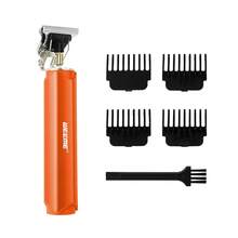 WEEME Professional Hair Clippers For Men | Cordless Beard Trimmer With 4 Guide Combs & Cleaning Brush | Rechargeable Electric Haircut Kit For Barbers & Home Use (Orange/Green/Yellow) - Multicolor - View 10