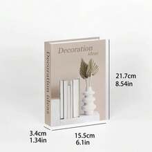 Foldable Fake Book Decor Nordic Home Magazine Decorative Book Sample Room Villa Study Simple Realistic Book Prop 2/3pcs - Decor Book - View 11