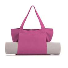 Yoga Mat Storage Fabric Tote Bag, Large Capacity Sports Fitness Bag, Wide Strap Commuter Shoulder Bag, Lightweight And Durable Bag - Multicolor - View 17