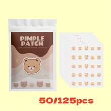 50/125pcs Patch Jerawat Kartun, Patch Jerawat Wajah Berbentuk Kucing Lucu, Lembut dan Tidak Iritasi, Cocok untuk Pria dan Wanita - Kartun - View 1