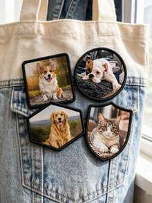 Custom Heat Transfer Patches: Perfect DIY Heat Transfer Labels For Personalized Jackets, Bags, Hats, Create Unique Gifts And Clothing Customization - Multicolor - View 6