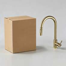 YUNRUX 304 Stainless Steel Kitchen Faucet, 2-Mode Kitchen Faucet, 360° Swivel Kitchen Faucet - 金色 - 查看 5