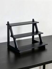 3-Tier Stepped Display Rack, Desktop Multi-Layer Storage Display Stand, Suitable For Small Decor, Collectibles, Figurines - Multicolor - View 5