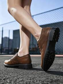 Timberland New Waterproof Non-Slip Breathable Sports Retro Derby Shoes Men's Business Leather Shoes - Brown - View 2