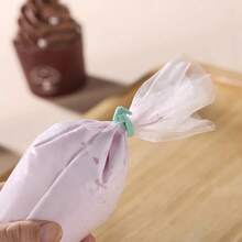 8/16pcs Reusable Silicone Piping Bag Ties, Piping Bag Clips, Suitable For Cookies, Cupcakes, Dessert Decoration, Kitchen Tools Baking Supplies - Multicolor - View 8