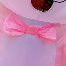 Easter Bunny Clown Adult Inflatable Costume - Funny Cute Rabbit Cosplay For Halloween Purim And Glamorous Mascot Attire - Multicolor - View 9