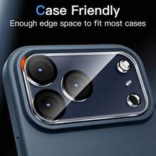 XINHONGYU Screen Protector For Phone 11/12/13/14/15/16 Pro Max/17 Pro/17 Air/17 Pro Max, Full Screen Tempered Glass Back Film And Camera Lens Protector, Easy Installation, Compatible With Specific Models - Clear - View 5