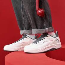 XTEP Qilang Lite Men's Casual Shoes New Versatile Bread Shoes Skate Shoes - White/Gray - View 7