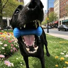 1PC Dog Teething Stick, Bite-Resistant Anti-Choking Pet Teeth Cleaning Toy, Durable With Rope Chew-Resistant Dog Chew Stick Teething Discomfort - Blue - View 4