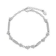 1pc S925 Sterling Silver All-Match Bracelet, Multiple Colorful Zirconia Tennis Chain And Bead Chain Styles, Compatible With DIY Beaded Pendants, Minimalist Luxury Style, Includes Extension Chain For Adjustable Size, Comes With Gift Box, Versatile Handmade Jewelry All-Match Silver Chain Accessory - Multicolor - View 17