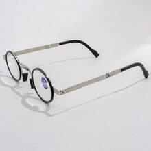 1pc Unisex Fashion Foldable Lightweight Reading Glasses, Comfortable Non-Slip Design With Lightweight Ergonomic Design, Suitable For Reading, Driving, Fishing And Daily Wear - Black - View 2