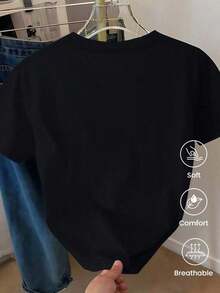 Men Plus Size Swim Rashguards - Black - View 2