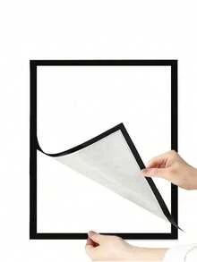 1pc A4 Size Magnetic Self-Adhesive Photo Frame, Portable Wall-Mounted Plastic Photo Frame And Document Display Frame, Suitable For Photos, Magnetic Whiteboard, Minimalist Decor, Magnetic Photo Frame And Folder, No Screws/Installation Required - Multiple Styles - View 10
