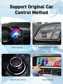 XUDA 2026 New 2-In-1 Wireless Car Smart Box, CarPlay & Android Auto Mini Adapter, Carplay Converter, Fast Auto Connection, No Delay, Compact & Elegant Smart Box, Wired To Wireless, Fashionable & Portable, With USB/USB-C Ports - A - View 8