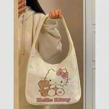 SANRIO Hello Kitty 風格手提包，時尚手提包，適合旅行使用，完美適用於日常使用與戶外活動，完美禮物 - 彩色 - 查看 4