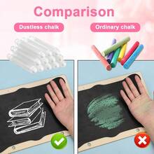 5/10pcs Chalk Extender Transparent Chalk Holder Pen Clip Pen Sleeve Office Supplies No Dirty Hands - Rectangle - View 3