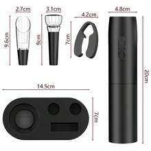Electric Wine Bottle & Can Openers - Black - View 8