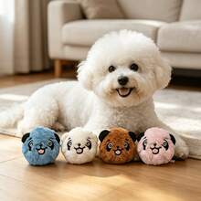 2pcs Squeaky Pet Toy Balls - Fun High Elasticity Interactive Sound Tennis Balls, Random Color, Medium And Small Dog Teething Durable Bite Training Toy Balls - Recommended For Pet Lovers, Pet Toys - Multicolor - View 4