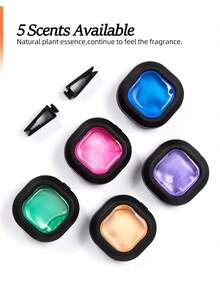 1 Bottle Portable Car Aromatherapy Essential Oil, Car Essential, Keep Car Air Fresh, Aromatherapy, Purify Air, Long-Lasting Fragrance, Suitable For All Seasons, 4 Scents: Orange, Peach, Jasmine, Sea Salt, Lavender - Various Fragrances - View 12