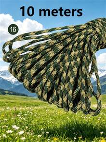 10M/50M/100M Nylon Paracord, 4mm 7-Strand - Non-Elastic Woven Rope, Suitable For Outdoor Training, Camping And DIY Activities - Multicolor - View 66