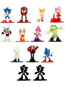 Jada Toys -TheHedgehog Nano Metalfigs Mini Figure Collection, Random Die-Cast Game Characters, Tails, Shadow And More Classic Characters, Collectible Figures, Video Game Fan Display Decor, Birthday Christmas Gift Idea - Random 1 Pack - View 2