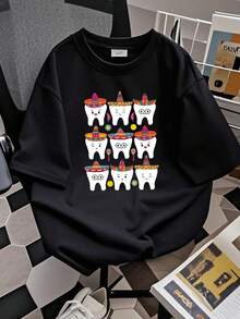 Women T-Shirts - 黑色 - 查看 2