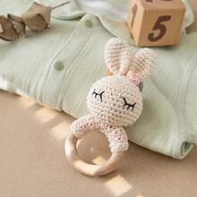 Mainan Kerincingan Rajutan Buatan Tangan, Mainan Rajutan Interaktif untuk Bayi, Lonceng Terintegrasi, Desain 3D yang Lucu, Detail yang Kaya, Menarik Perhatian Bayi, Mengembangkan Pendengaran Bayi, Hadiah untuk Acara Baby Shower, Hadiah untuk Ibu Baru, Hadiah Natal, Hadiah Paskah, Hadiah Kenang-kenangan Bayi Baru Lahir - MultiWarna - View 3
