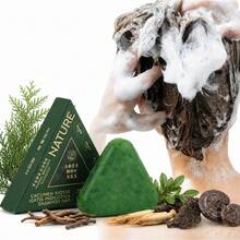 Sabun Sampo Daun Thuja & Osmanthus, Ekstrak Pohon Teh dan Herbal, Sabun Minyak Esensial Tanaman Herbal, Pembersih Rambut Lembut, Melembapkan, Mengontrol Minyak, Ringan dan Tidak Berminyak, Sabun Sampo Portabel, Cocok untuk Perjalanan, Cocok untuk Semua Jenis Rambut - Berbagai gaya - View 2
