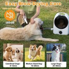 5-In-1 Pet Grooming Vacuum And Dryer For Dogs Cats - White - View 7