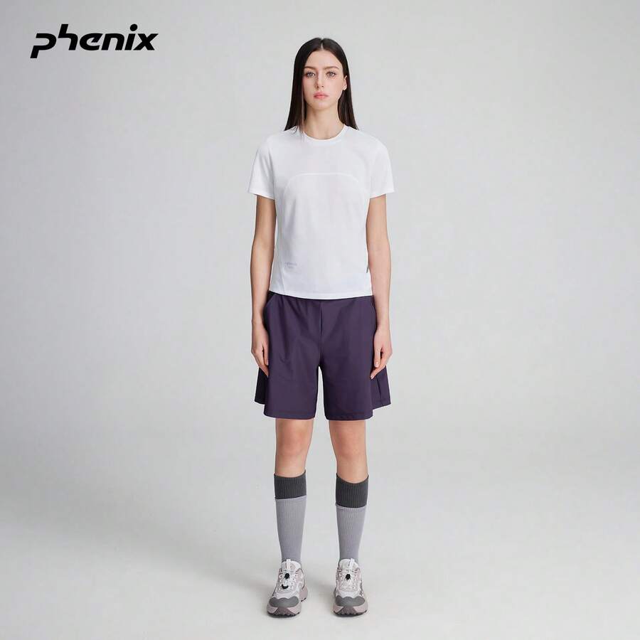 Phenix 戶外運動短褲 中性款 2026SS 新品輕量防潑水休閒長褲 - 暗夜紫 - 查看 1
