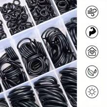 225pcs O-Ring Assortment - Oil-Proof & Waterproof Rubber Seals, Various Sizes, Suitable For Automotive And Mechanical Applications - 225 Pieces (including Bags) - View 8