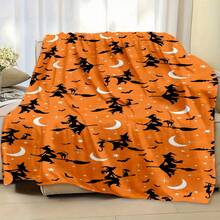 1pc Perfect Gingerbread Man Pattern Theme Flannel Blanket, High-Definition Digital Print Blanket, Throw Blanket, Nap Blanket, Sofa Blanket, Home Decor Blanket, Soft And Comfortable Blanket, Gift, Holiday Gift, Bedding, Home Decor, Bedroom Decor, Camping Travel Essential, Suitable For Friends And Family, Suitable For Christmas, Halloween, Thanksgiving - Multicolor - View 8