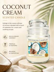 BROOKLYNCandle Scented Candle, Baby Powder Large Jar Candle, Long Burning: Up To 150 Hours, Perfect Daily Gifts For Babies - one-size - View 7