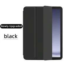 Three-Fold Tablet Protective Cover, A16 Case, Compatible With Ipad 11 Generation Tablet Protective Case, Fully Wrapped Anti-Fall, Intelligent Sleep Wake-Up, Invisible Airbag Anti-Fall, Adopting A Soft TPU Back Shell Three-Fold Design, Case, Compatible With Redmi Pad 2/ Pad SE 11 Inch, Tab M11 Case, For Idea Tab 11 2025, Compatible With Samsung Galaxy Tab Tablet Protective Case - Black - View 8