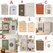 2pcs Remote Control Storage Box, Fashionable Luxury Open-Close Book Decor Magnetic Flip Cover, Room Decoration, Christmas Decoration Gift, Living Room Accessory, Paper Storage Box, Suitable For Coffee Table, Can Store Remote Controls, Sundries, Jewelry And Various Holiday Gifts - 2pcs - View 5