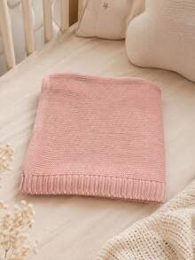 1pc Wrinkled Fabric Customized Embroidered Throw Blanket, Scalloped Hem, Customizable Stitching Decoration, 6 Colors Available, Multi-Purpose Indoor Lounge Blanket, Thoughtful Holiday Gift For All Adult Family Members - Multicolor - View 11