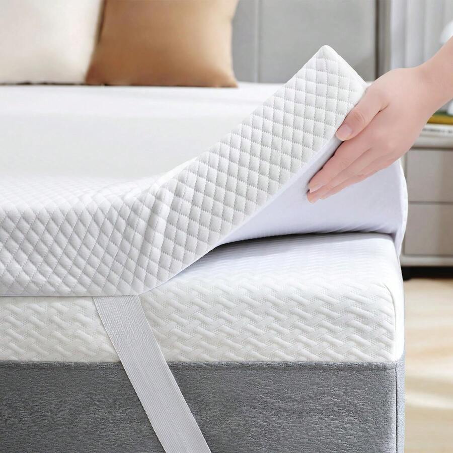 Sour Lemon 7/10cm Mattress Topper, Ultra-Soft Filled Mattress, Breathable