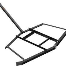 Techigher Schleppegge für Rasentraktor, Wiesenegge & Wiesenschleppe aus Stahl für ATV UTV Quad, Reitplatzplaner & Bodenplaner bis 50 kg Zusatzgewicht für Hof, Garten & Kieswege - Schwarz - Übersicht 7