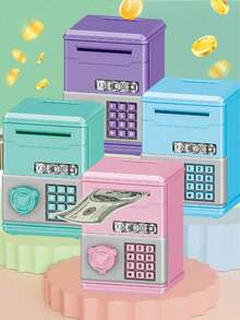 1 buah Celengan ATM, Kotak Penyimpanan Koin, Kotak Uang Berbentuk ATM, Desain Unik, Kotak Tabungan ATM Mini, Celengan Modis, Kotak Tabungan Kapasitas Besar, Hadiah, Dompet Ekonomis, Kotak Uang, Kotak Koin, Alat Keuangan, Penghitung Uang, Dekorasi Rumah, Liburan, Liburan Musim Panas, Pesta, Hadiah Ulang Tahun (Menekan Tombol Tidak Dapat Memasukkan Kata Sandi) - MultiWarna - View 9