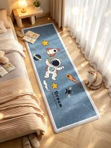 1pc Astronaut Space Themed Decorative Rug, Floor Mat, Carpet, Living Room Rug, Bedroom Rug, Runner Rug - Multi-color 10 - View 1