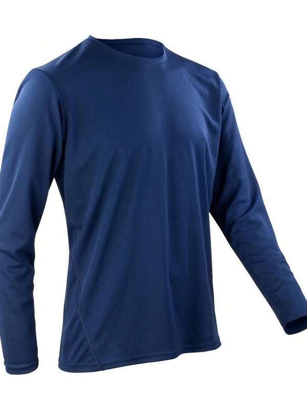 Spiro Unisex Langarm-Performance-T-Shirt für Erwachsene