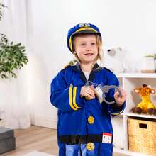 Melissa & Doug Police Uniform Set, 8-Piece Role Play Costume, Includes Badge, Handcuffs And Accessories, Suitable For Children 3 Years And Older - Police Officer Costume - View 4