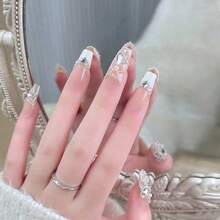 6格盒裝迷你金屬鋼珠美甲裝飾，多尺寸金銀混色金屬珠 DIY 美甲裝飾配件 - 彩色 - 查看 7