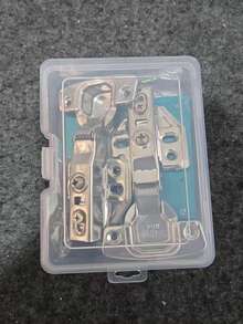 Reinforced Hinge Repair Kit, Cabinet Door Hinge Repair Plate Set, Stainless Steel Furniture Fixing Plate, Wardrobe Door Hinge Side Plate Damage Repair Patch Accessory Pack, Cabinet Door Repair Plate Hinge Fixing Plate Installation Piece Tool Furniture Hinge Hole Repair Gadget - Boxed - View 10