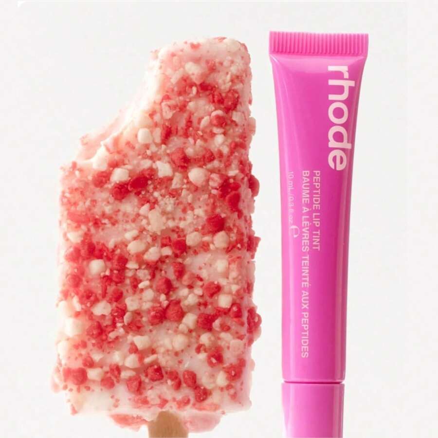 Rhode - Shortcake Peptide Lip Tint - Soft Pink Hydrating Lip Gloss, Natural Tint Glass Lips Effect - Shortcake - 查看 1