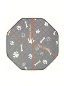 Washable Octagonal Dog Pee Pads, Washable Cat Sleep Play Mat, Reusable Mat Fits 29-Inch Octagonal Playpen, Dog Playpen Mat, Absorbent And Leak-Proof Pet Breeding Pads, Non-Slip Puppy Mat, Puppy Training Pads For Playpens And Crates - Multicolor - View 8