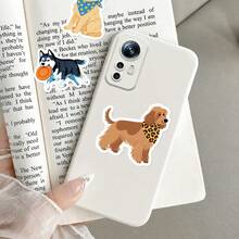 50Pcs Cute Dog Stickers, Cartoon Puppy Waterproof Vinyl Decals, Decor Stickers For Water Bottles, Laptops, Luggage, Teen Back To School Stationery - Multicolor - View 2