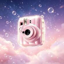 Fujifilm Mini 12 Mini 13 透明相機保護殼,防震防刮透明保護套,附照片收納功能,時尚戶外旅行相機保護套 - 查看 3