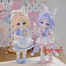 Choose 1 Out Of 6 Rabbit Dream Box Candies Flexible Mobile Joints Collectible Action Figure | PVC Mixed Color, Changeable Outfit Surprise - Multicolor - View 4